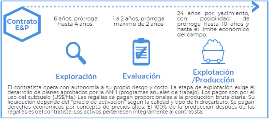 Etapas por tipo de contrato